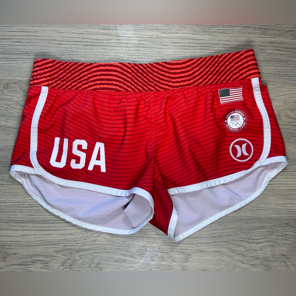 Hurley Beachrider Phantom Shorts USA Olympics Women's S Quick dry